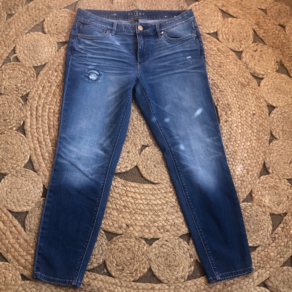 Skinny Ankle White House Black Market Jeans